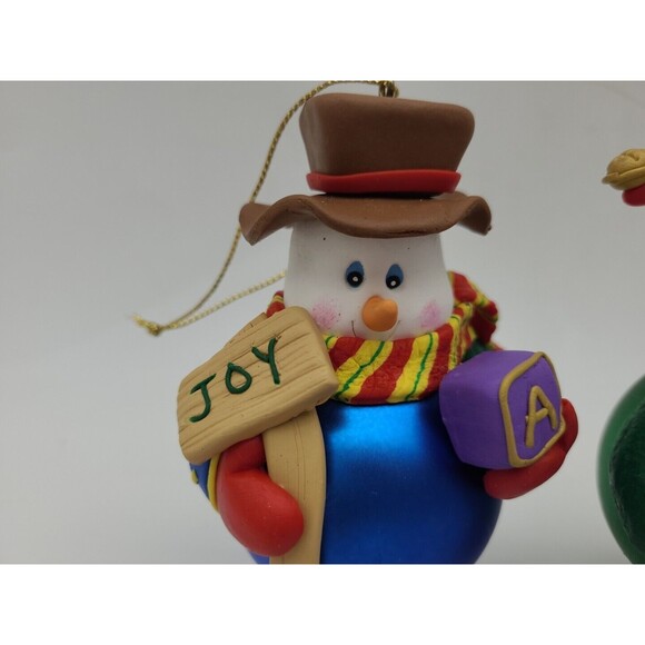 Lot 3 Special Times Collectible Gift Ornaments Penguin Snowman Santa New Boxed - Picture 11 of 15